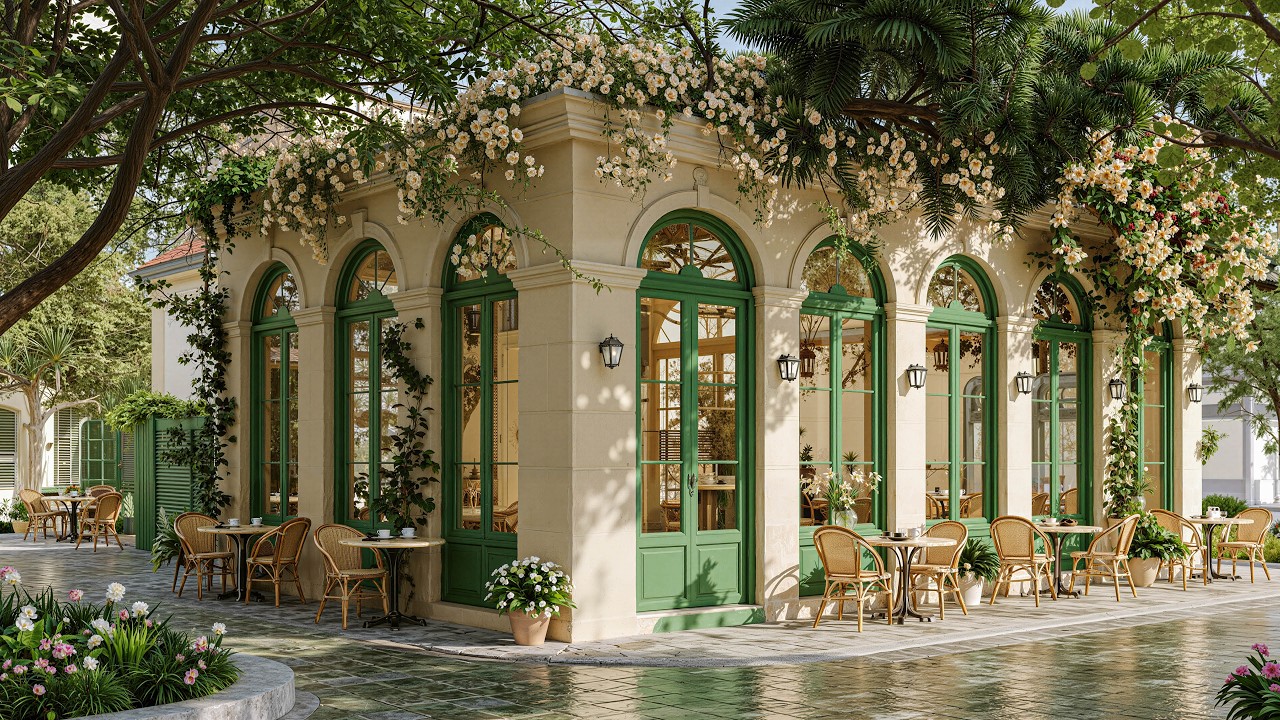 Charming Spring Jazz in Cozy Café Ambience | Relaxing Music to Chill, Relax, and Boost Productivity