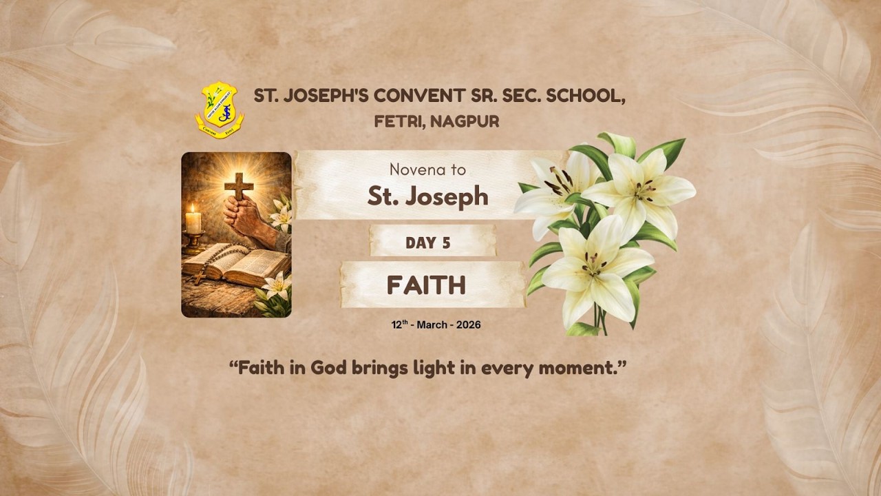 Novena to St. Joseph | Day 5 | Virtue Faith | By Foundational Stage | 2026