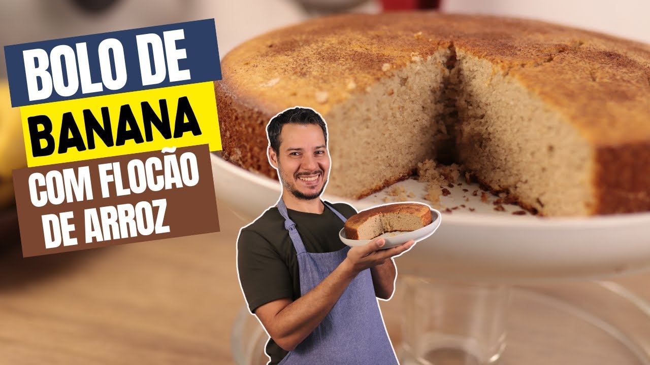BANANA COM FLOCÃO | O Melhor bolo de Banana Que Você Já Viu!