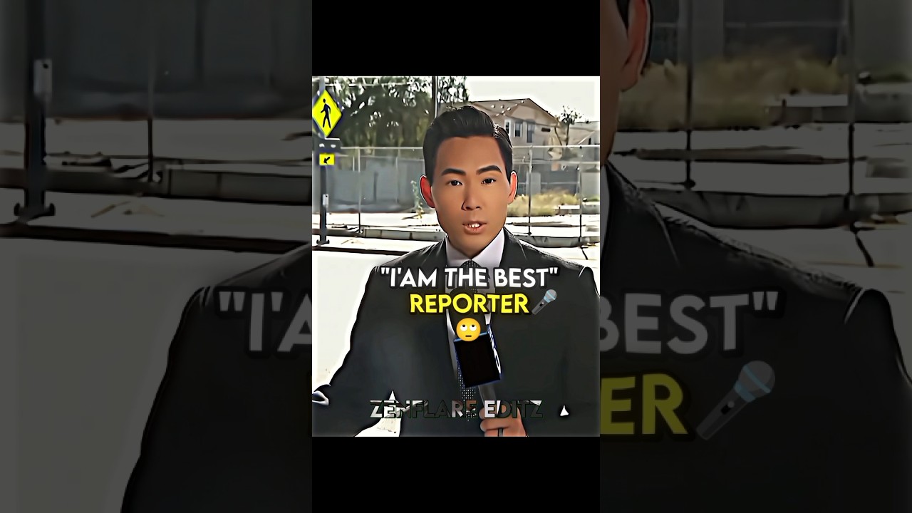 I'am the best reporter 🎤 #shorts