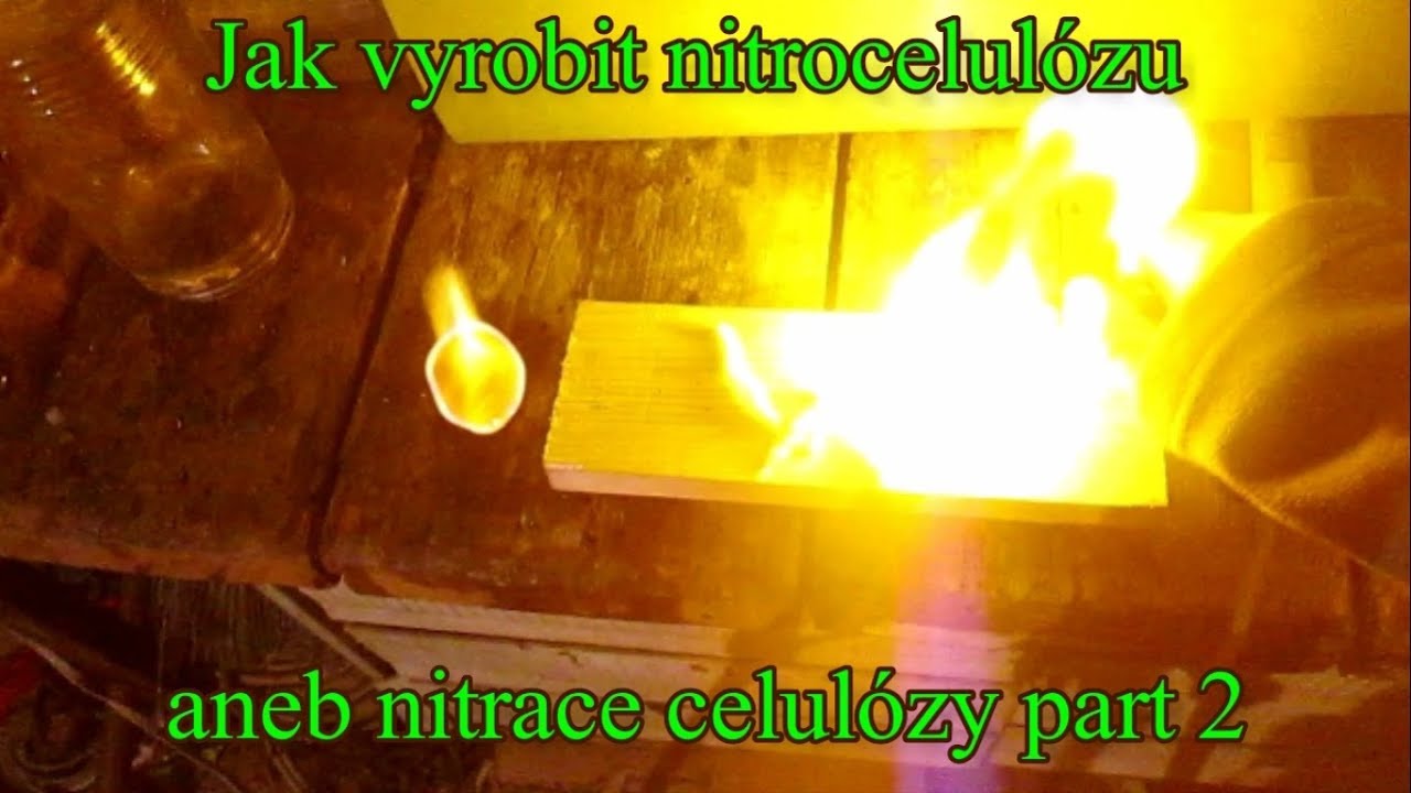 Jak vyrobit nitrocelul&oacute;zu aneb nitrace celul&oacute;zy part 2