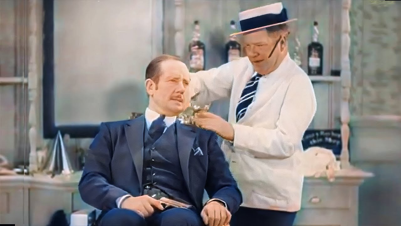 У. К. Филдс в роли парикмахера - 1933 - Чуть не обернулось катастрофой в фильме «Парикмахерская»!