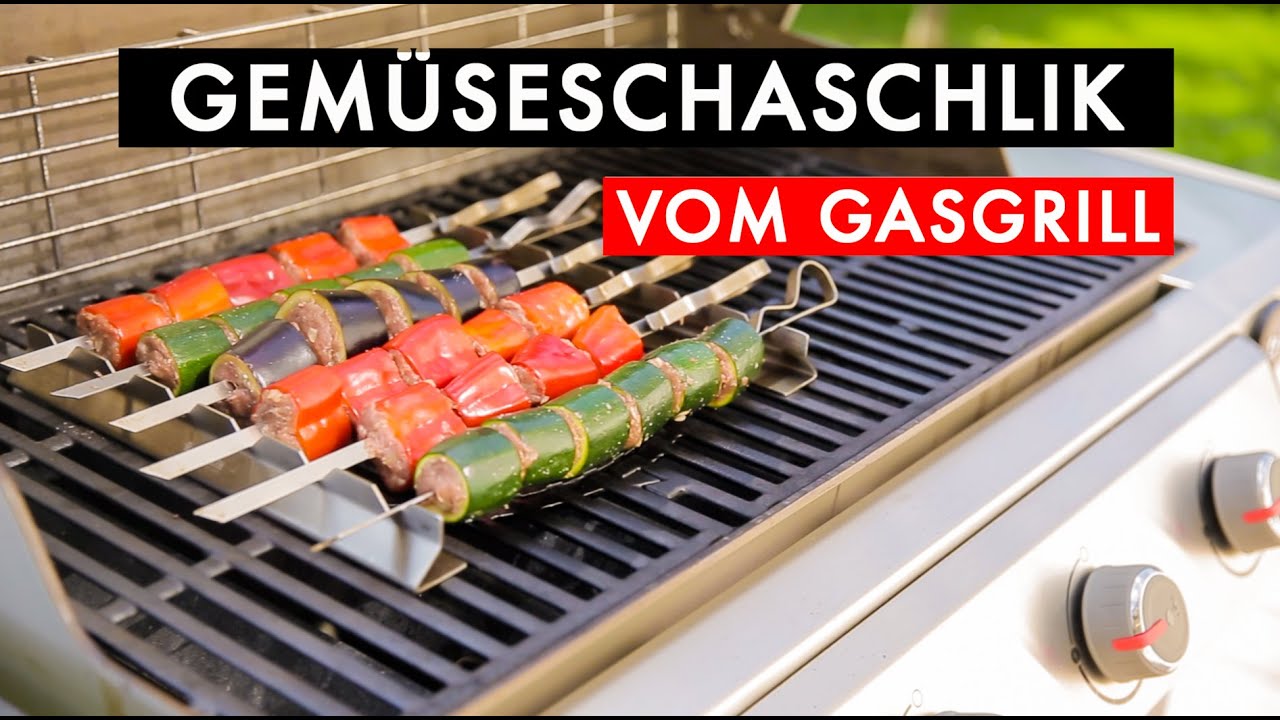 GEMÜSESCHASCHLIK / GRILLGEMÜSE / GASGRILL / WEBER Genesis II E-410 / Weber Genesis 2 / Folge 41