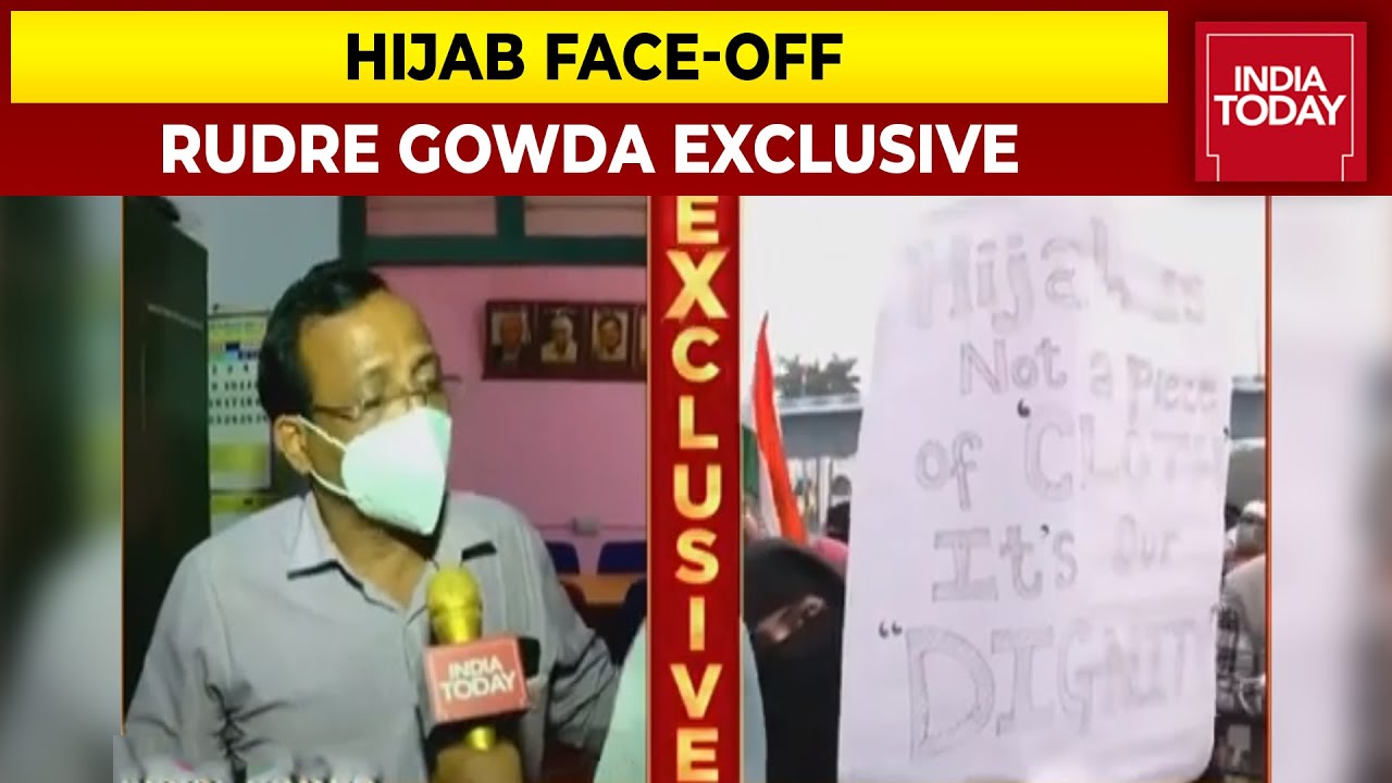 What Triggered The Hijab Face-off? Udupi College Principal Rudre Gowda Speaks To India Today