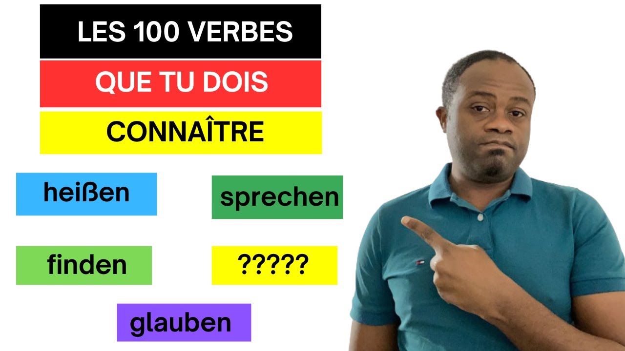 Les 100 Verbes que tu dois connaître - Part 2