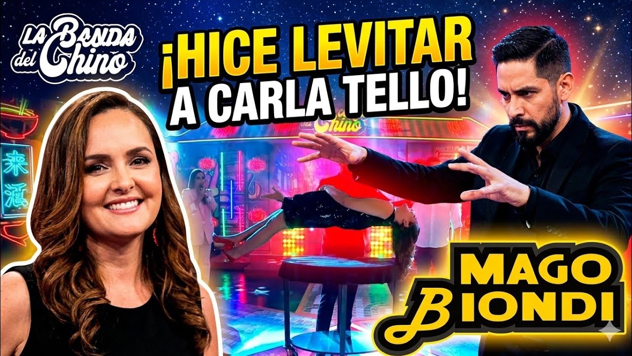 Mago Biondi con Carla Tello - Levitaci&oacute;n - La Banda del Chino 2024