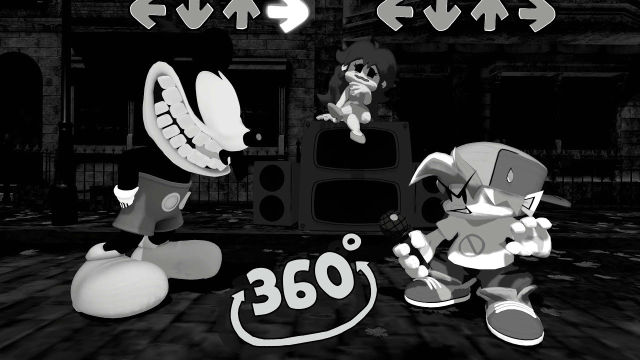 Mickey Mouse Smile FNF 360° Animation