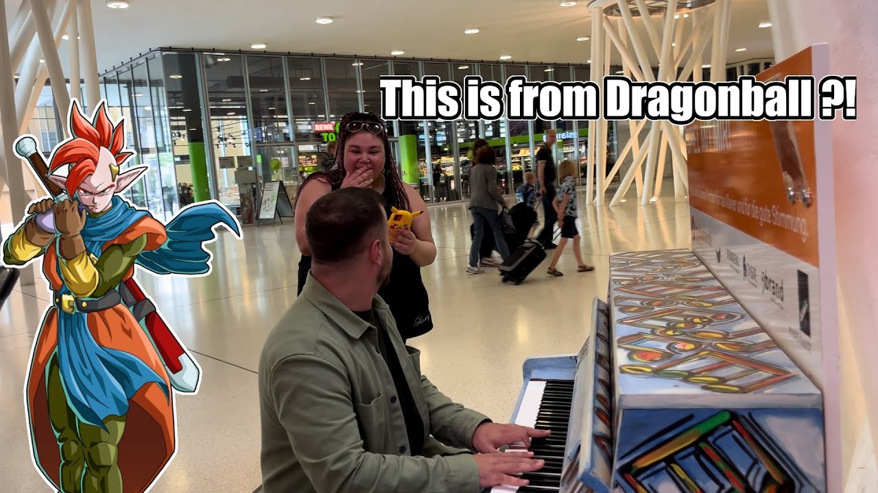 I played TAPION&lsquo;S THEME on a PUBLIC PIANO | Dragonball