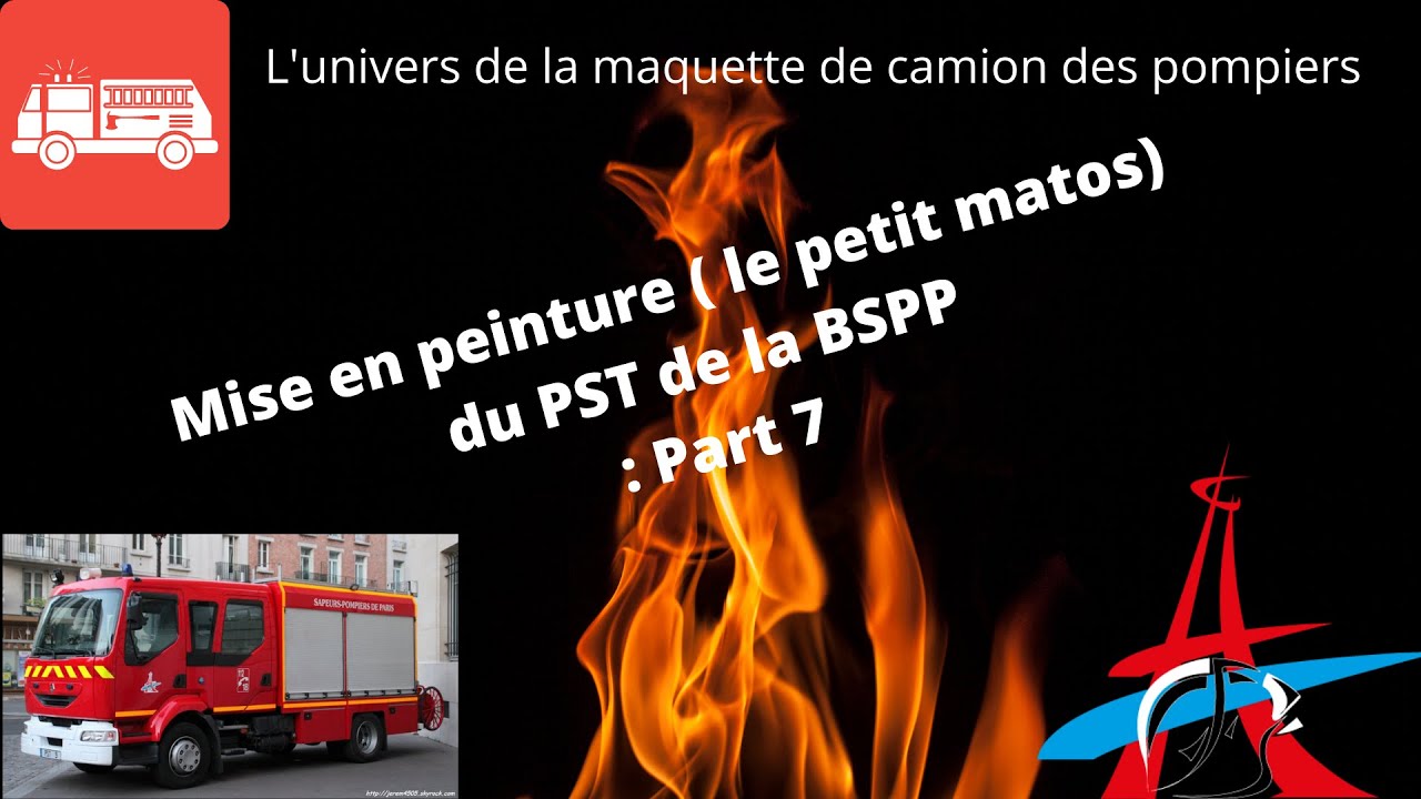 Mise en peinture du pst de la BSPP (peinture le petit matos)