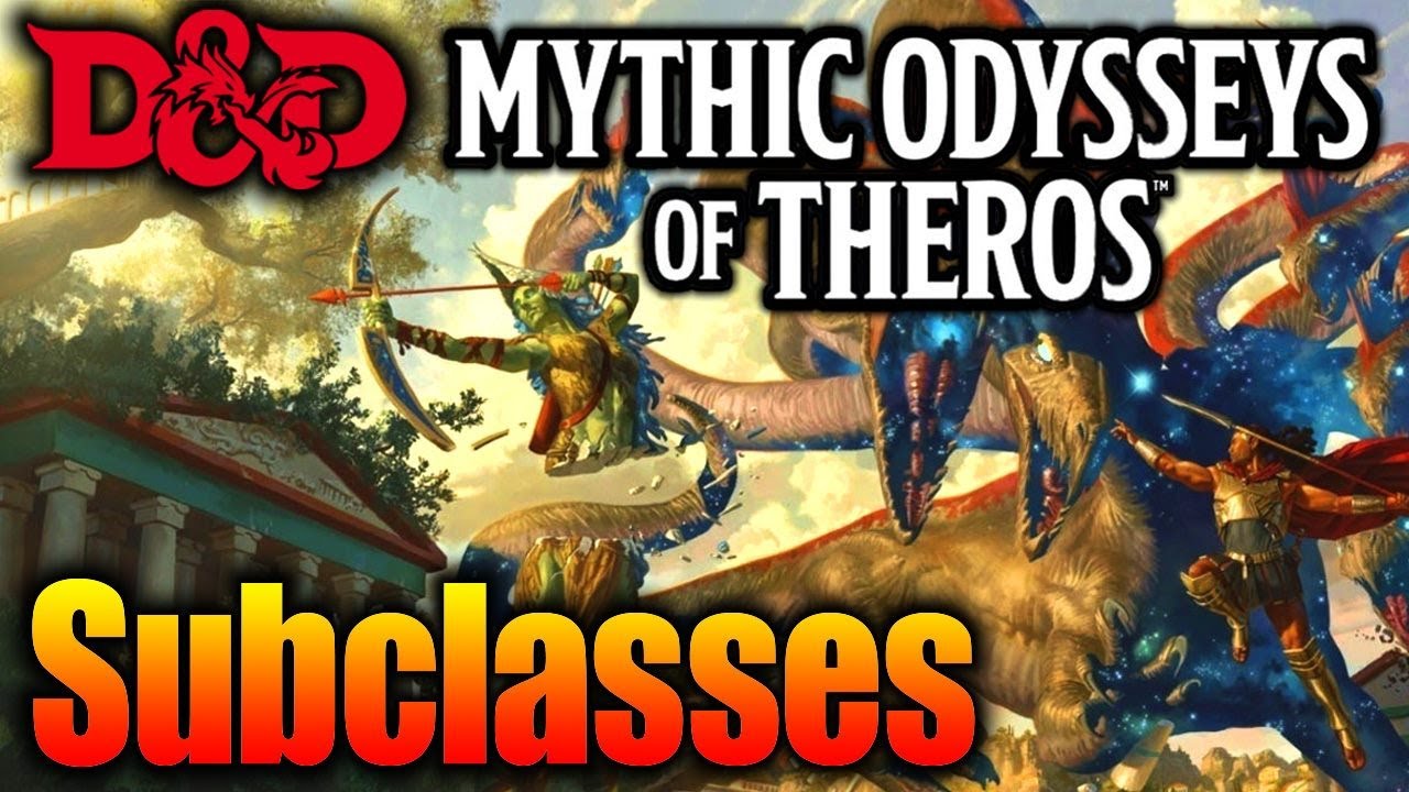 New DnD Bard & Paladin Subclasses for Mythic Odysseys of Theros