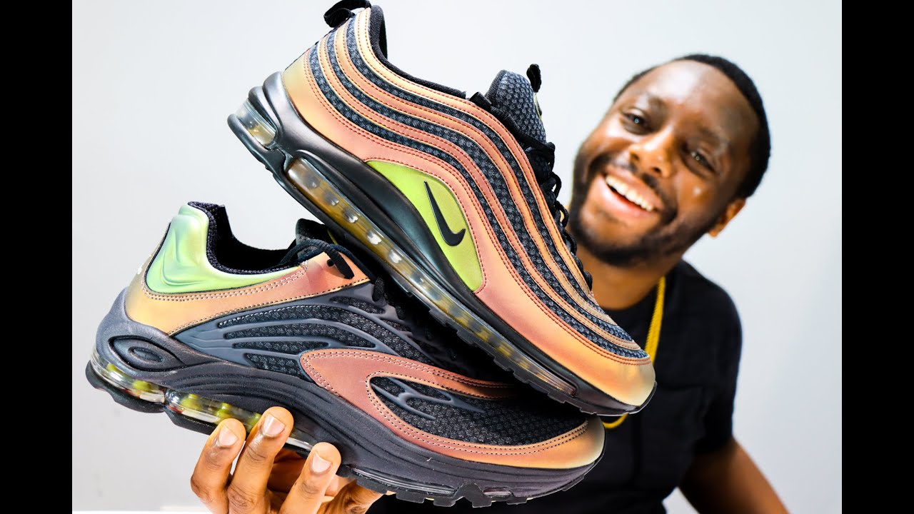 Nike Air Tuned Max VS Skepta Air Max 97 Sneaker On Foot Comparison Review MicroSchopes 008 - Schopes