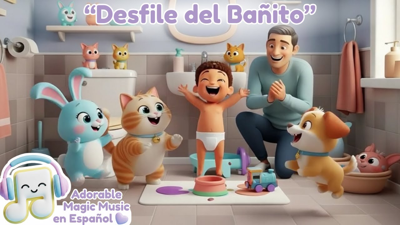 Desfile al Baño | Canción para Dejar el Pañal | Entrenamiento de Baño