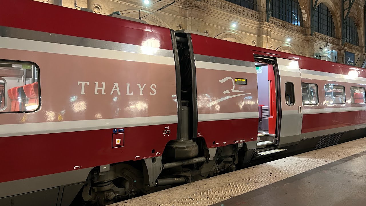 Review: Brand New Thalys (Eurostar) Train Amsterdam to Paris 🇫🇷 🥐 🚄