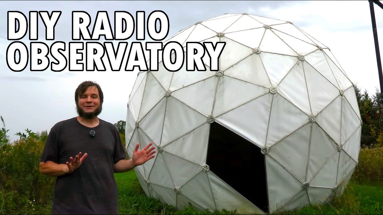 Installing A Satellite Dish In My Geodesic Radome