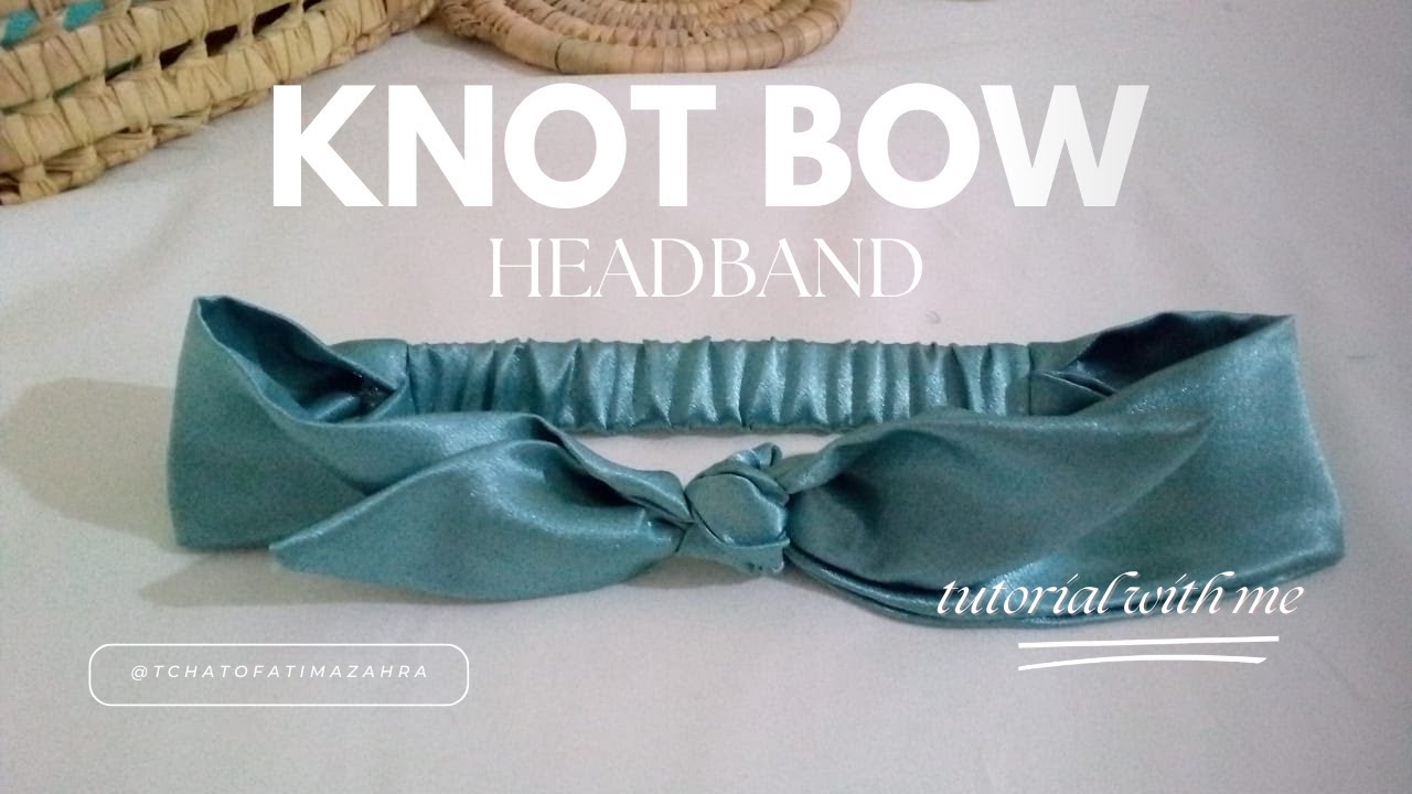 DIY Knotted Bow Headband | Easy How-to Make Your Own Tie Knot Headband Tutorial