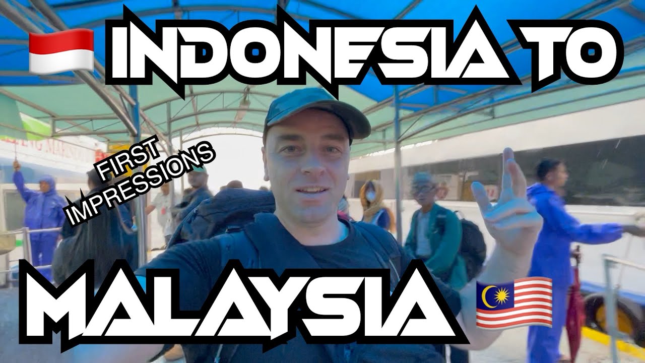 Indonesia to Malaysia 🇲🇾 | First Impressions | Batam to Johor Bahru Ferry