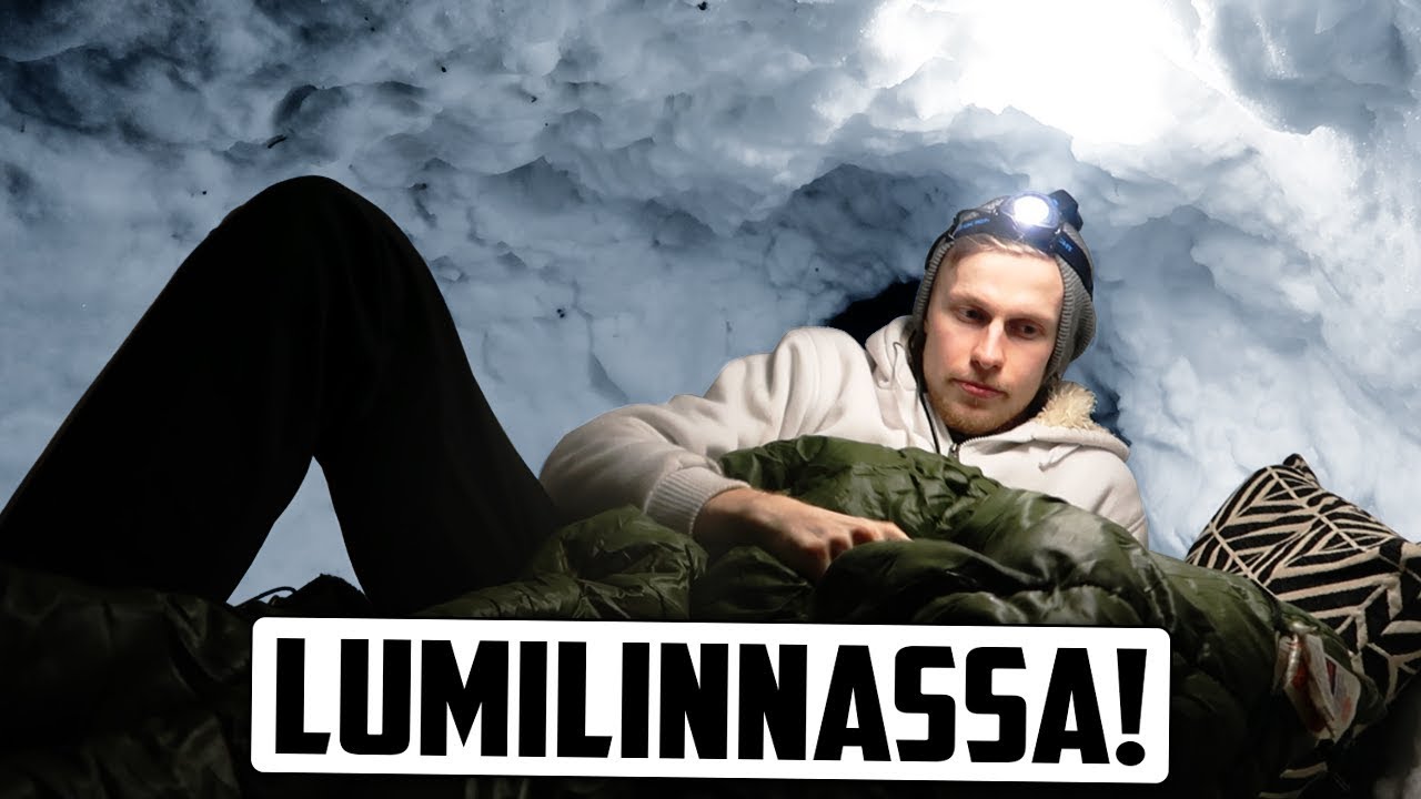 Yötä Itse Tehdyssä Lumilinnassa!