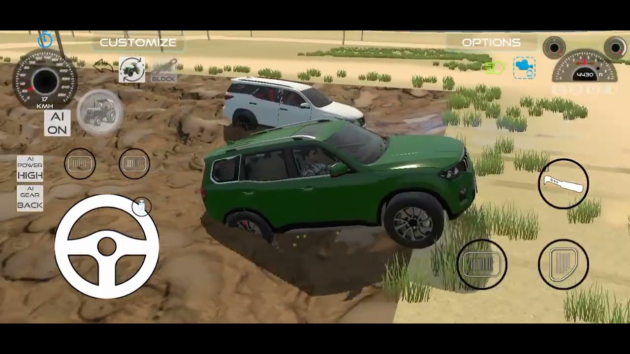 Fortuner vs Scorpio n Mud Off Roding Challenge Game 