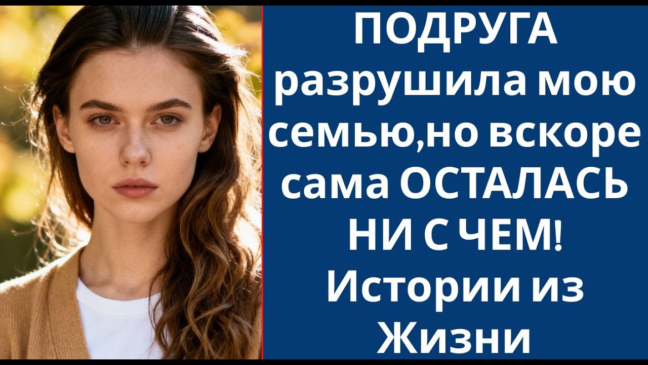 ПОДРУГА разрушила мою семью,но вскоре сама ОСТАЛАСЬ НИ С ЧЕМ! Истории из Жизни
