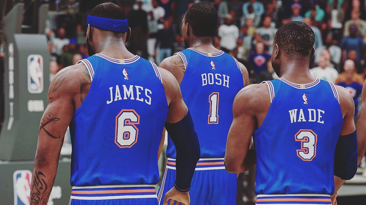 Randomly Putting the BEST NBA Big 3's of ALL-Time Into the League Today! SIMULATION on NBA2K21!