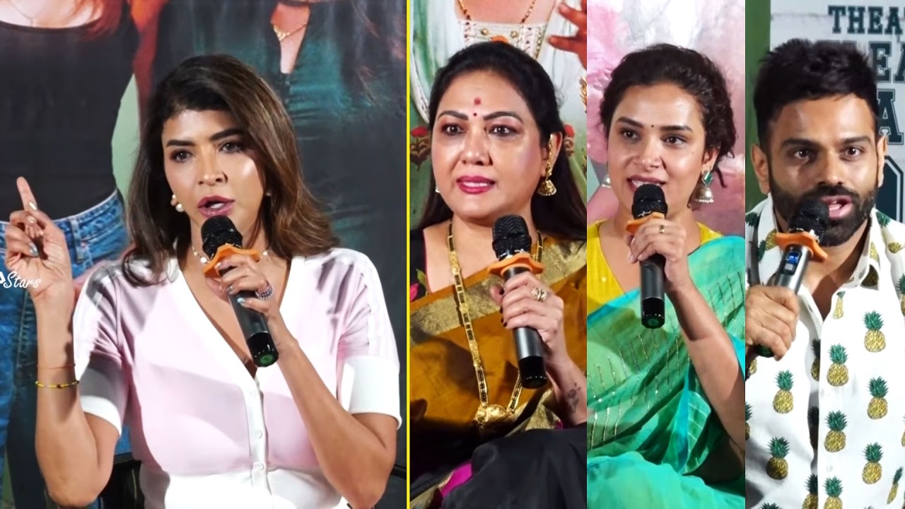 Manchu Lakshmi & Lechindi Mahila Lokam Movie Team Q & A with Media