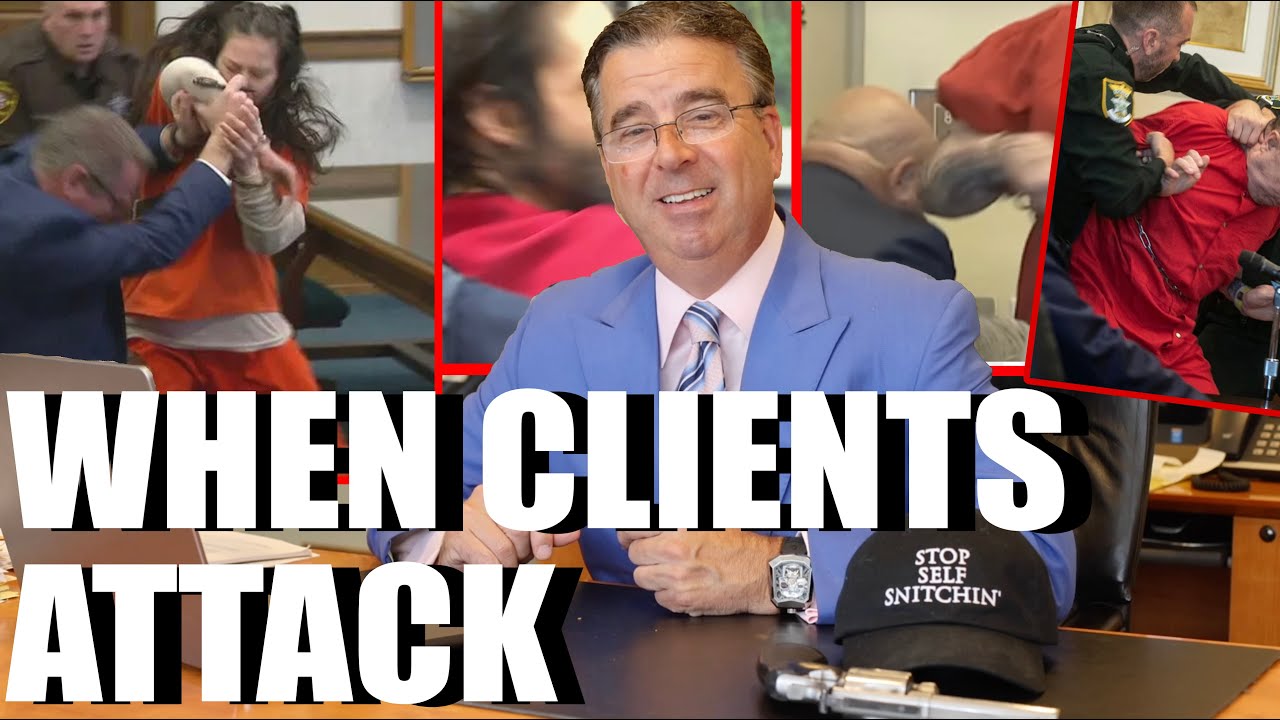 Criminal Lawyer Reacts to Clients Attacking their Lawyers
