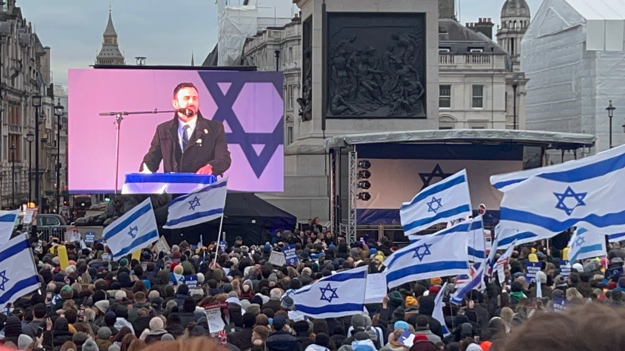 Eylon Levy @Pro Israel Rally “Stand with Israel” London UK🇬🇧🇮🇱 #bringthemhomenow
