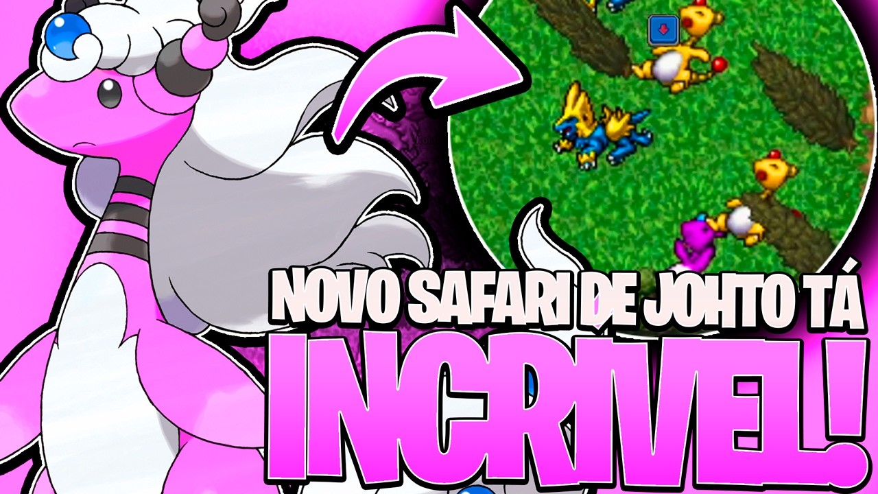 NOVO SAFARI DE JOHTO TÁ IMPECÁVEL!!🤯😍POKETIBIA MOBILE E PC 2026 POKE CROC!