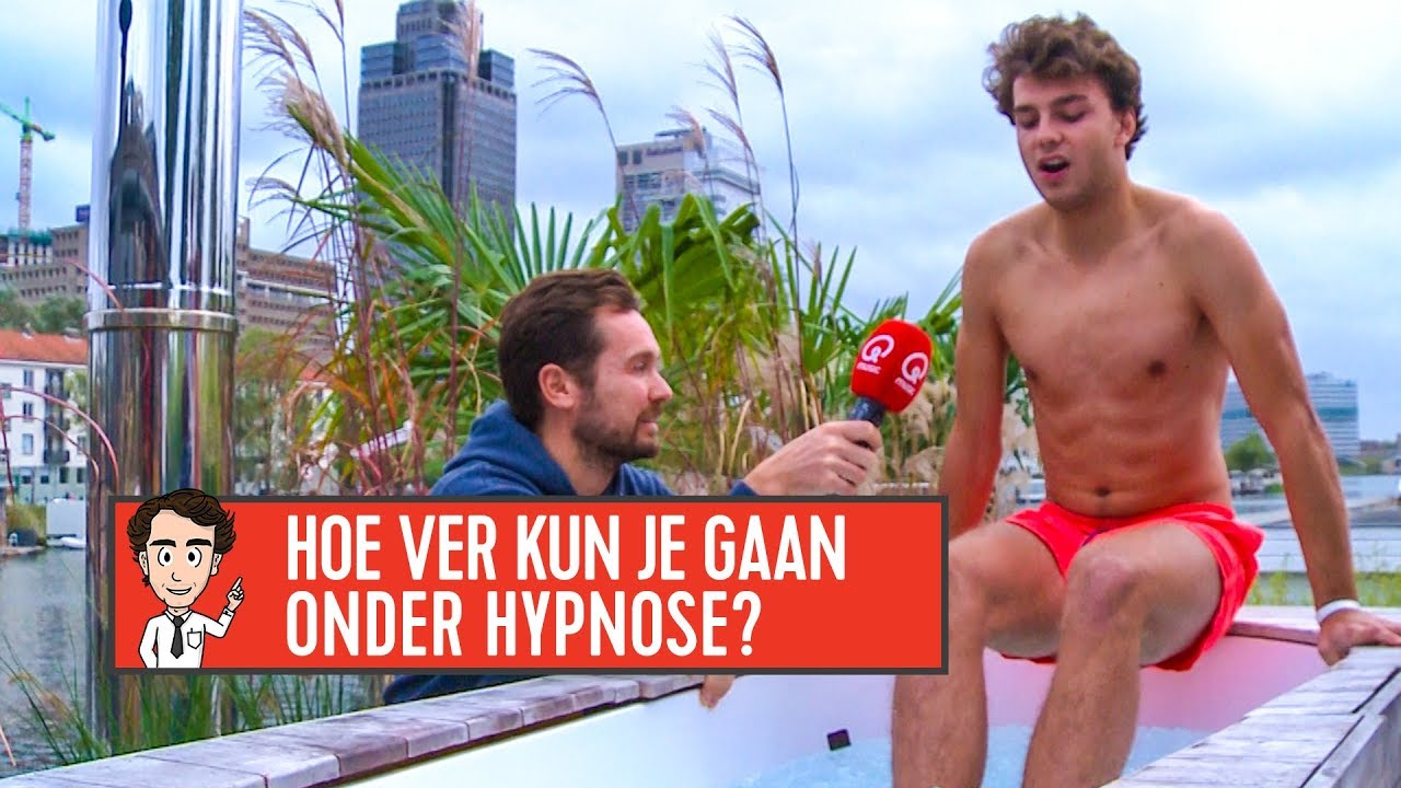 ONDER HYPNOSE IN EEN IJSBAD // Joost Mag Het Weten