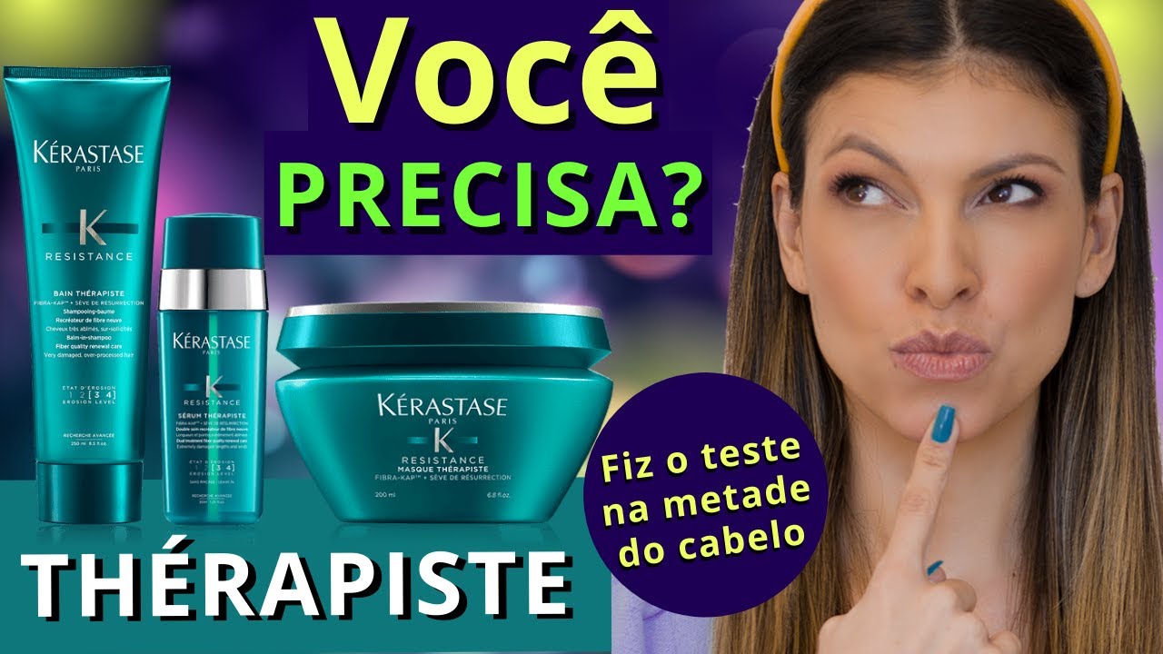 Kérastase Thérapiste - Resenha completíssima como você nunca viu! Primeira parte (Antes das mechas)