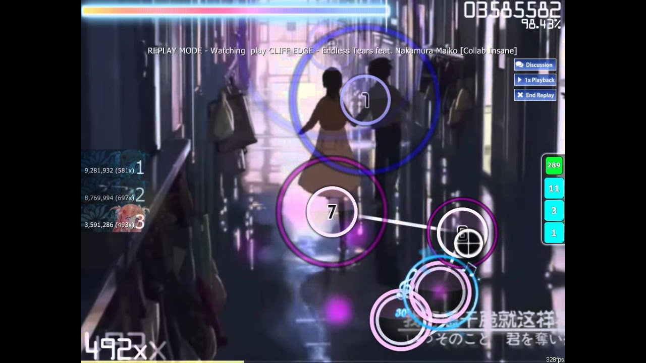 [Osu!] CLIFF EDGE - Endless Tears feat. Nakamura Maiko [Collab Insane]