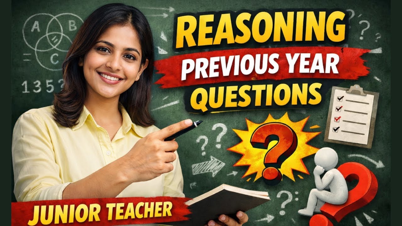 Junior Teacher | Reasoning Previous Year Questions | Alpha Series | Class 2