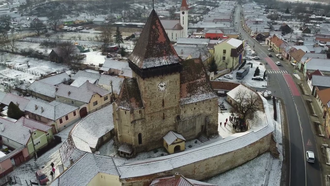 Cetatea Slimnicului si Biserica Fortificata Axente Sever