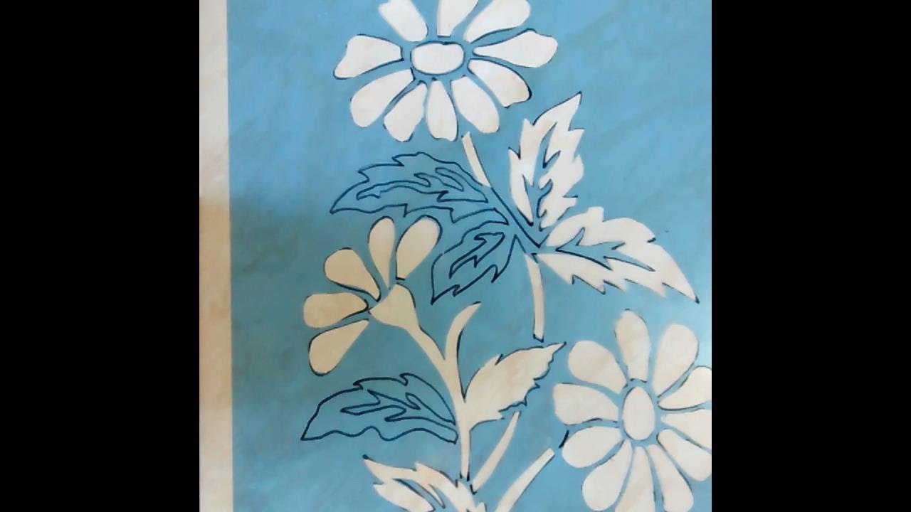 ESTÊNCIL COM ACETATO DE RAIO X