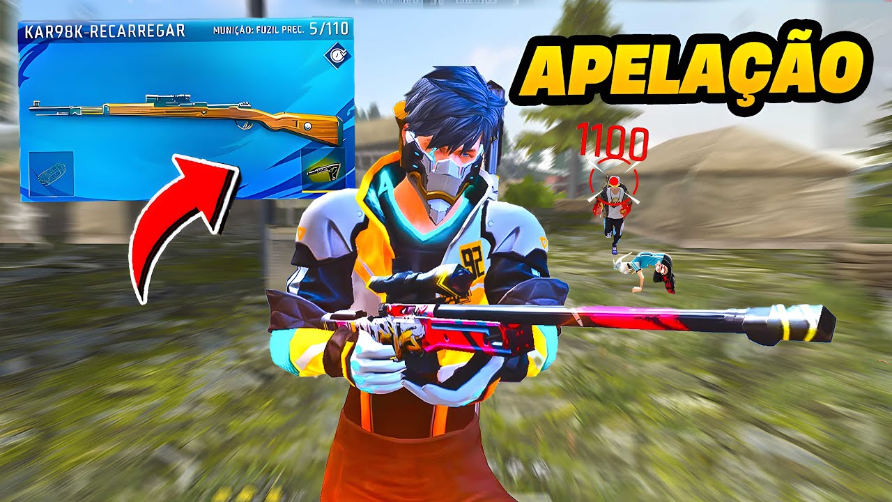 ESSA SNIPER (Kark98) TÁ MUITO QUEBRADA NO FREE FIRE