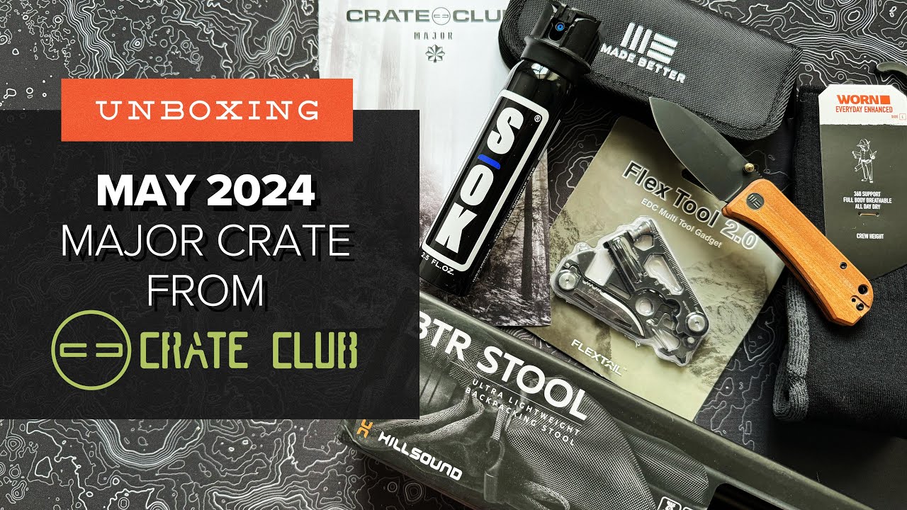 Tactical Comfort - Unboxing the Crate Club Major Crate: May 2024