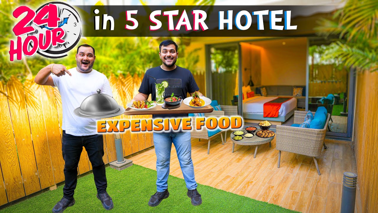 We Stayed In 5 Star Hotel For 24 Hours | 5 Star Hotel Food Review | Viwa Food World