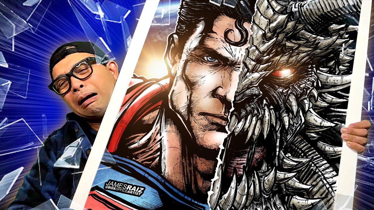 I drew SUPERMAN so BAD that DC COMICS REJECTED IT!  and 12 years of drawings to REDEEM MYSELF!