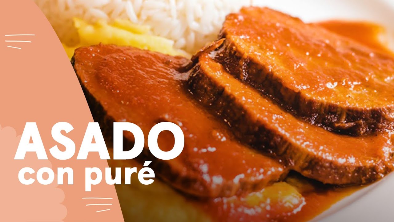 Receta casera: Asado con puré de papas | Ximena en Casa ​