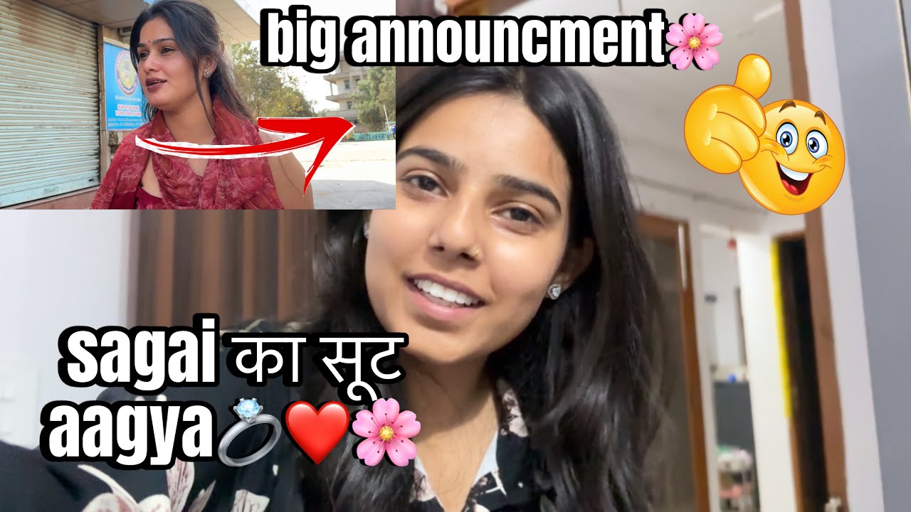 Meri sagai ka suit aagya❤️✨🌸🧿 pushpa jiji kya gift degi shadi me😎🤟🏻 #misspiru #vlog 