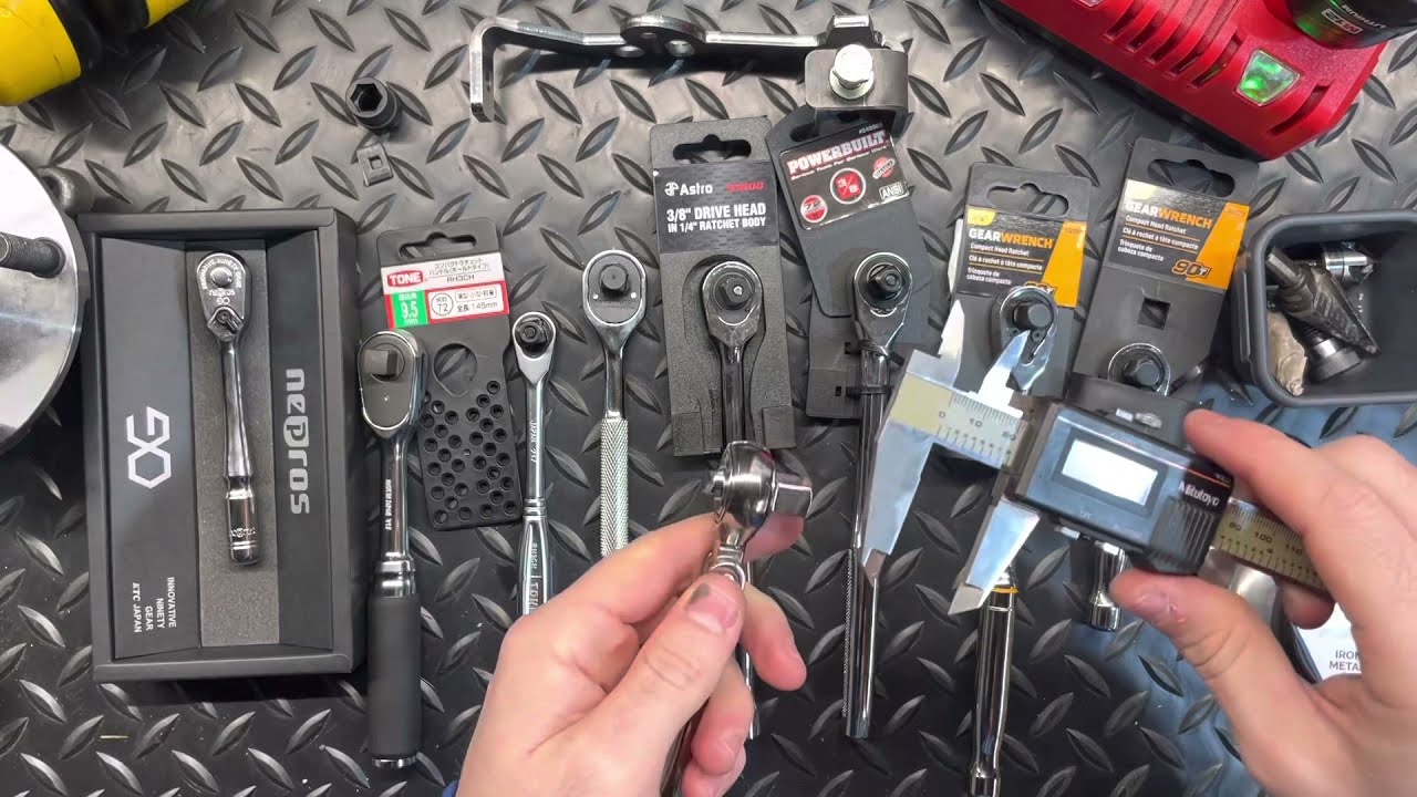 Сравнение компактных трещоток 3/8 дюйма — Koken, Nepros, Proto, Wright, Gearwrench и другие [Инст...
