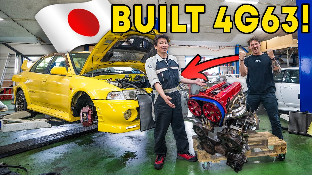 Building My Evo V in Japan With JDM Car LEGEND! *FULLY BUILT 4G63!!*