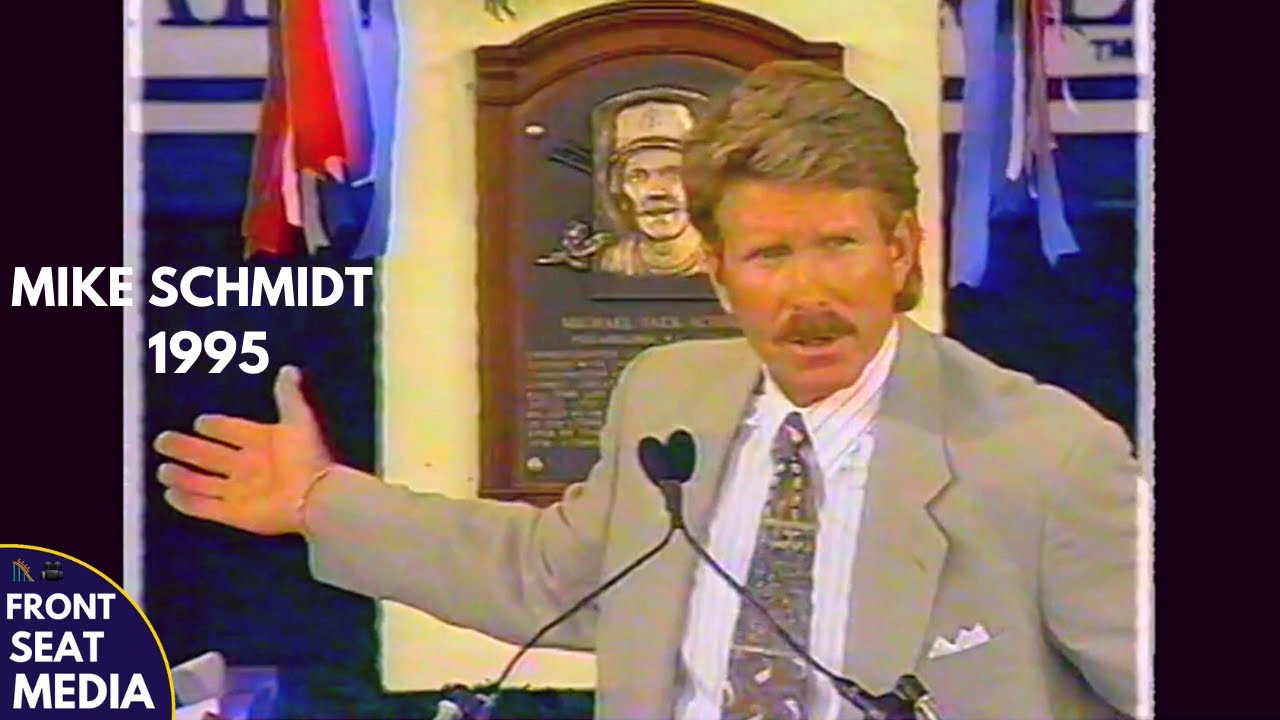 Mike Schmidt Baseball Hall of Fame Induction Speech 1995 - Philadelphia Phillies 3rd Baseman