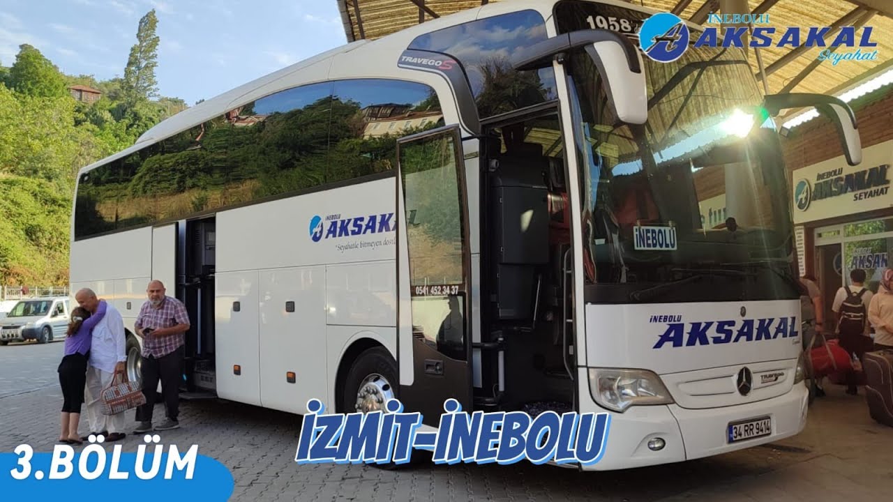 #125  ( 3 ) Gündüz Gözüyle İnebolu | İzmit - İnebolu | Otobüs Yolculuğu 3.Bölüm Bus Travel Türkiye