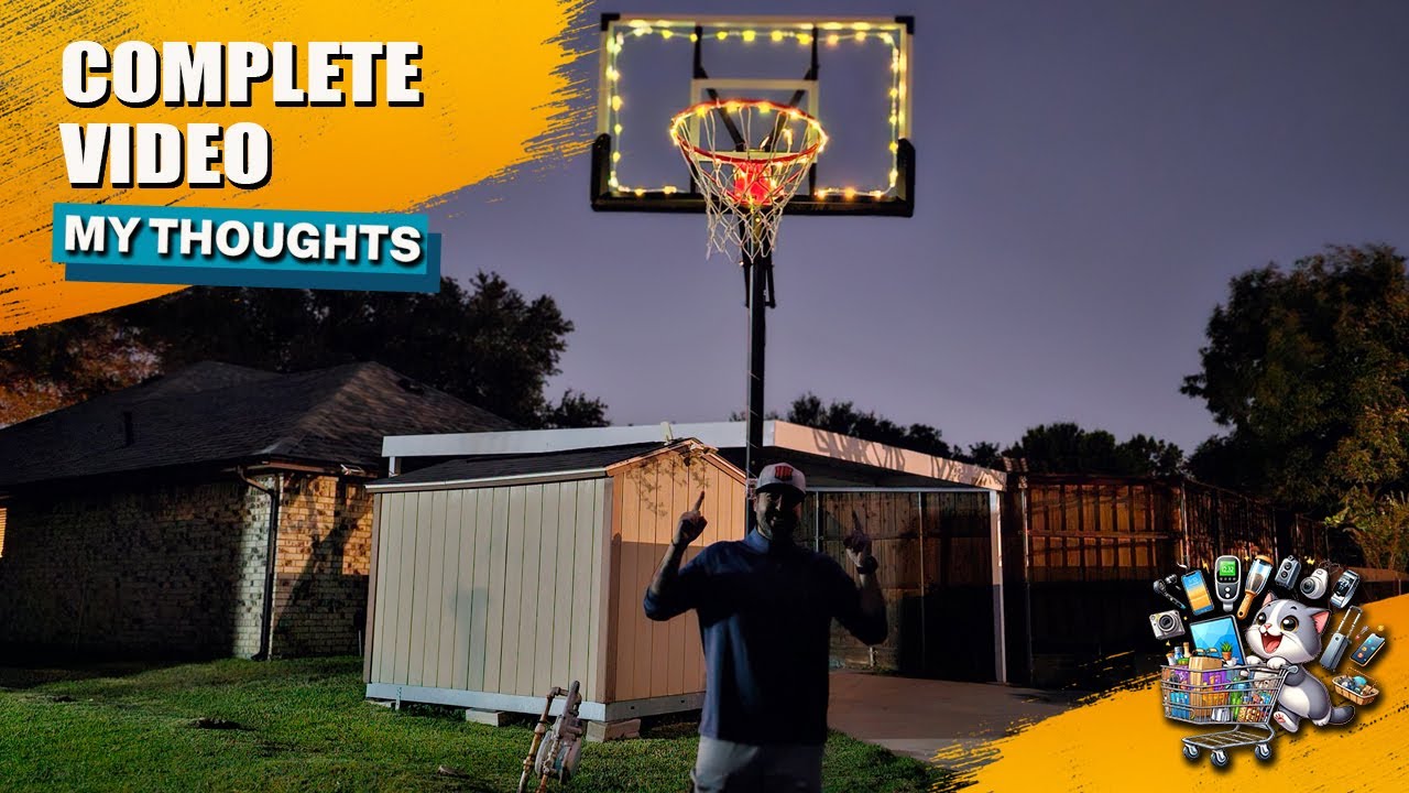 ED Light Basketball Hoop Review: Perfect for Outdoor Games!