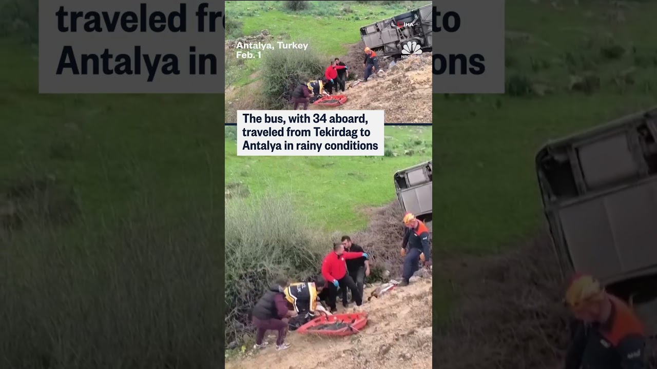 At least nine killed, 26 injured in Turkey bus accident