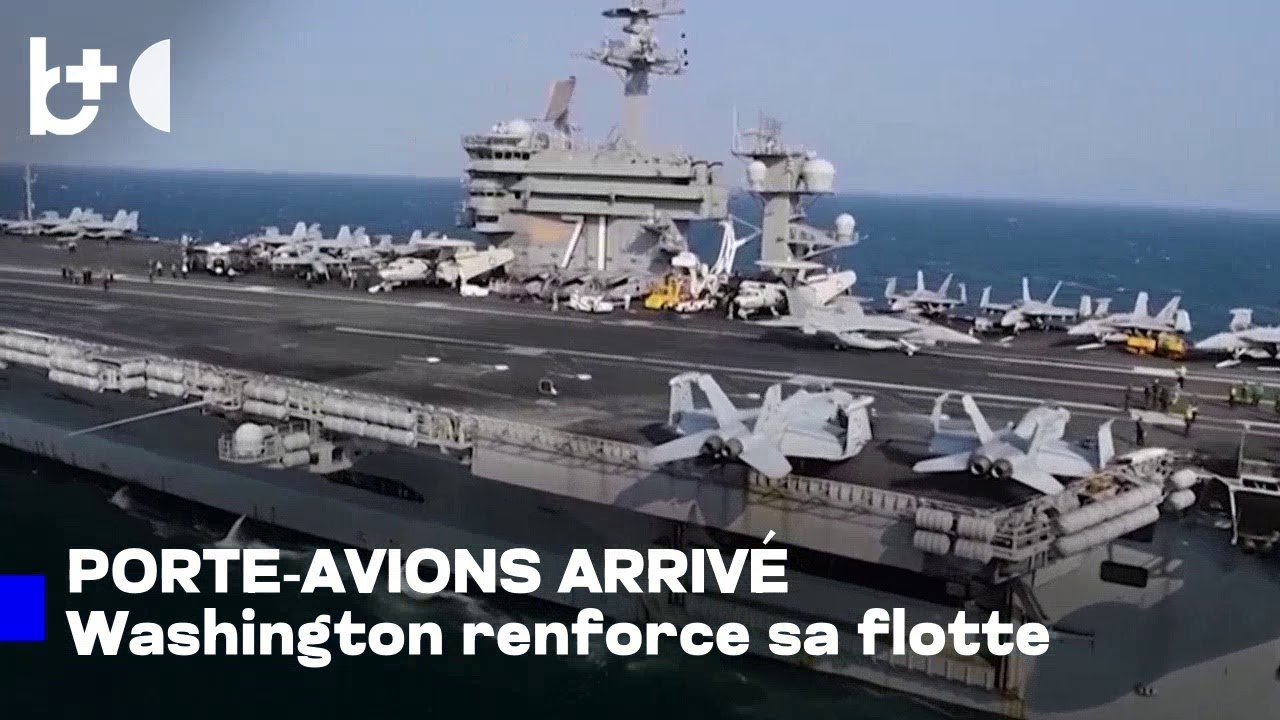 Le porte-avions américain arrive au Moyen-Orient