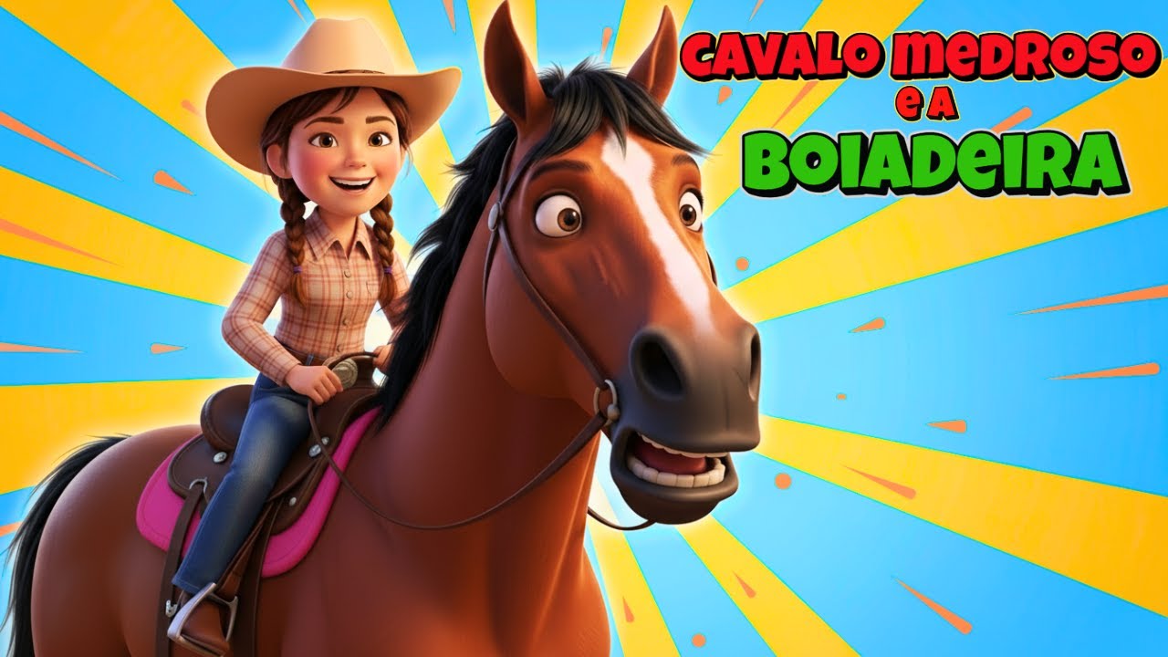 O Cavalo Medroso 🐎😂 | Lili do Rancho e Tico Cowboy | Música Infantil
