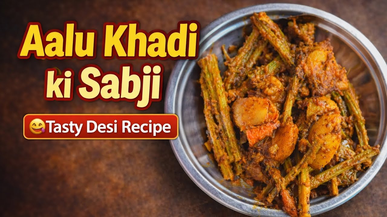 Desi Style Aalu Khadi Ki Sabzi | Everyday Veg Dish Aalu Khadi Ki Sabji | Perfect With Roti & Rice 🍽️