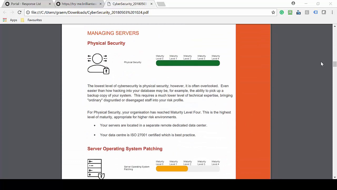 Cybersecurity Template